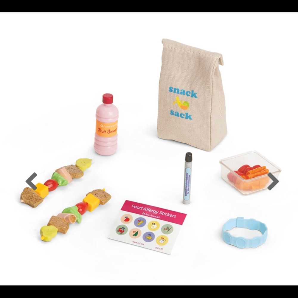 American Girl Doll Allergy Free Lunch